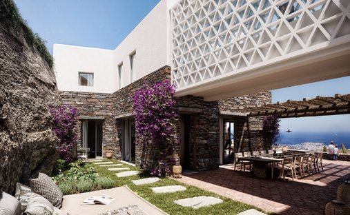 Land in Tinos, Aegean, Greece 1