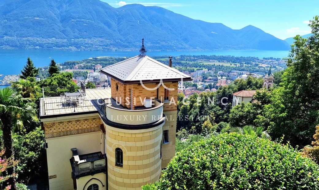 Switzerland – Historic 189m² Renovated Villa With Breathtaking Lake View In Orselina