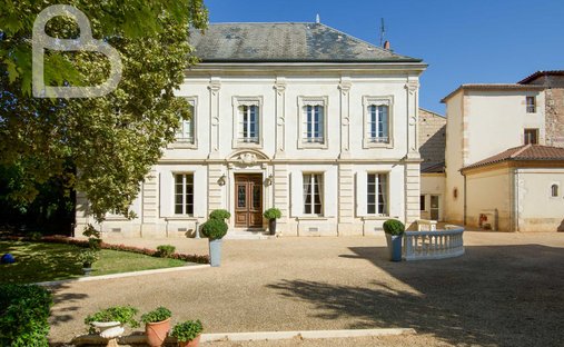 Schloss in Agen, Nouvelle-Aquitaine, Frankreich 1