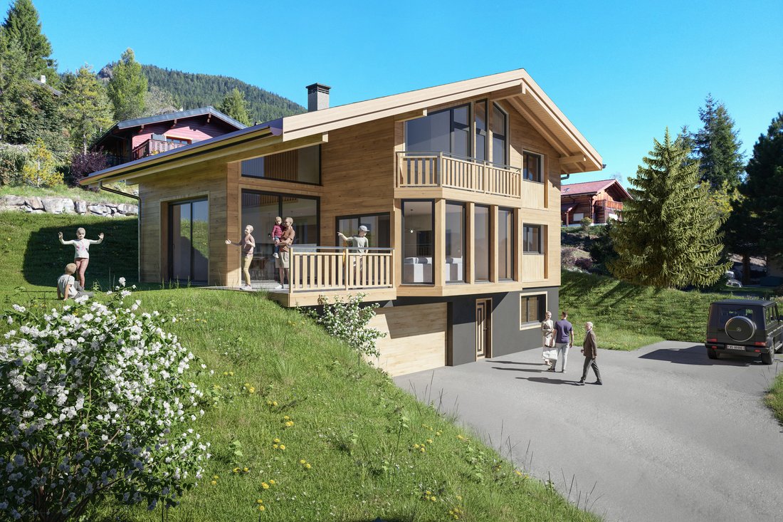 New Chalet 6.5 Rooms Main Residence Sun &Amp; Views