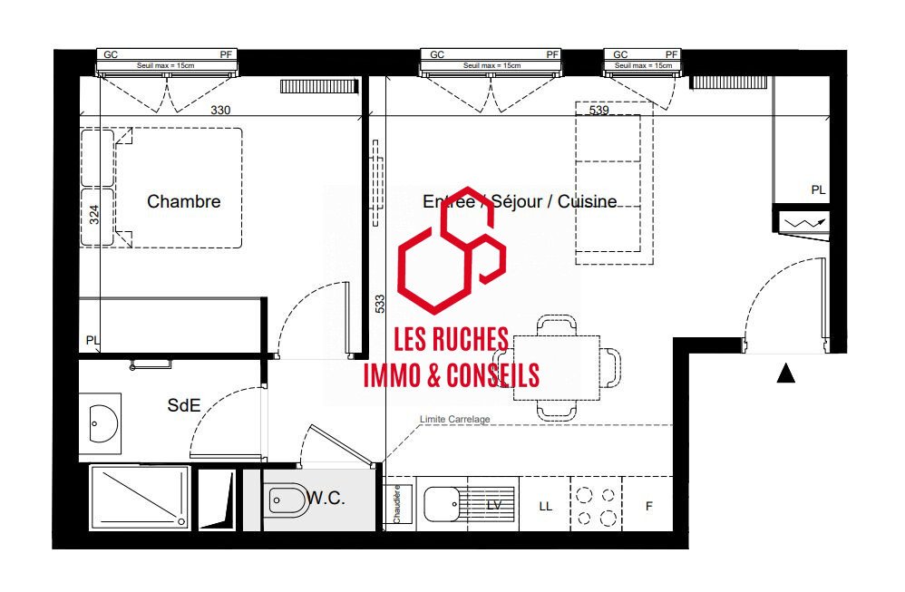 Apartment in Olympiades-Choisy, Paris 13e Arrondissement, Paris 2 - 16365678