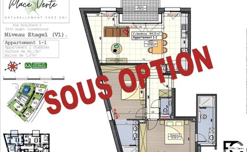 Appartement à Steinfort, Capellen, Luxembourg 1