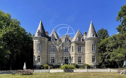 Castle in Cornillé, Brittany, France 1