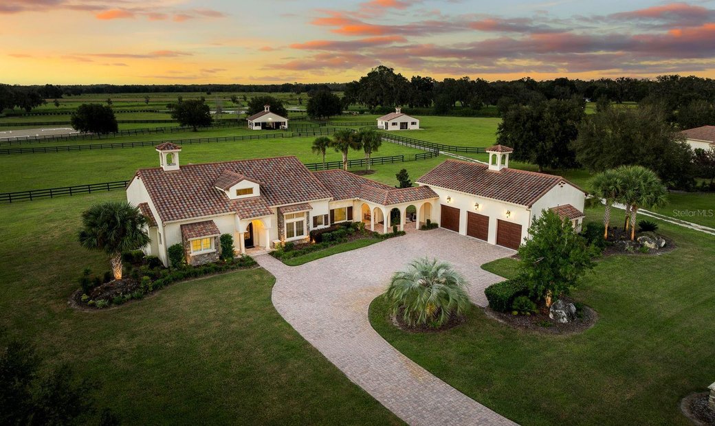 Image showcasing Contemporary Luxury Equestrian Estate In In Dunnellon, Florida, United ...