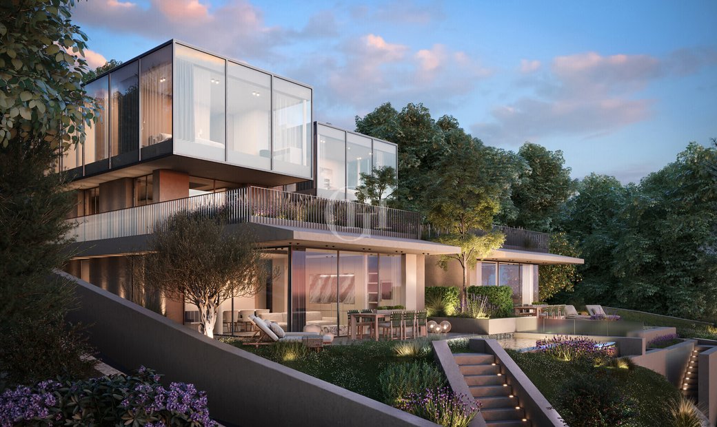 Image showcasing Exclusive Lakefront Duplex Penthouse With Panoramic In Pai, Veneto ...