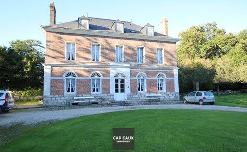 Castle for Sale in Veules-les-Roses, Normandy, France