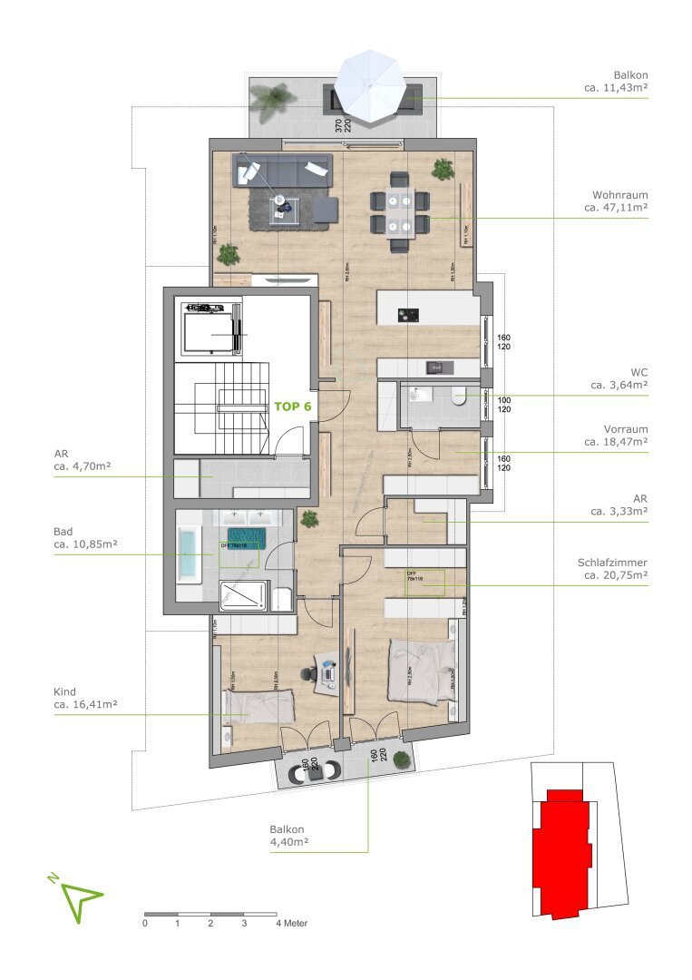 Wohnung in Mondsee, Oberösterreich, Österreich 5 - 16447577