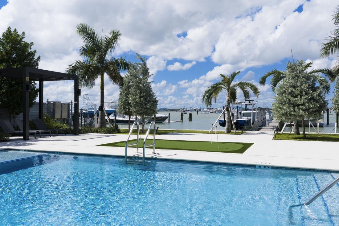 Image showcasing Waterfront Living Condos + Private In Riviera Beach, Florida, United ...