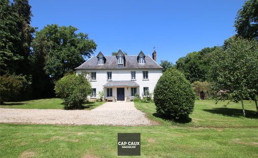 Castle for Sale in Veules-les-Roses, Normandy, France