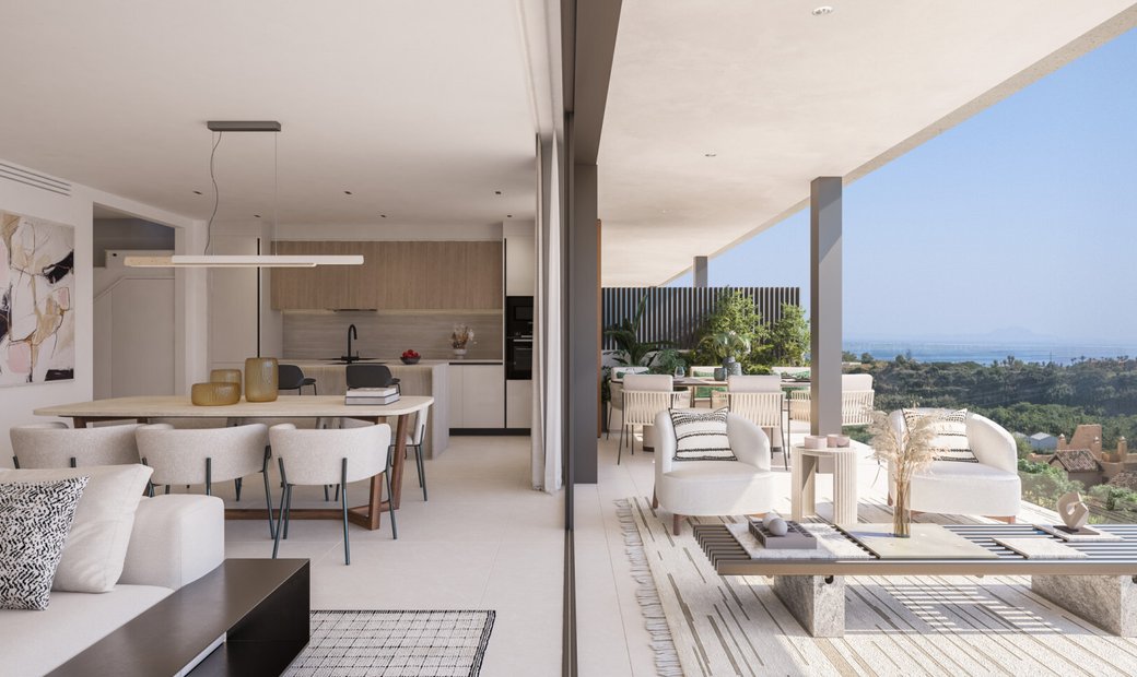 Curated visual reference: Picture Idea: 2 Bedrooms Penthouse With Home Control System In Cancelada Estepona
