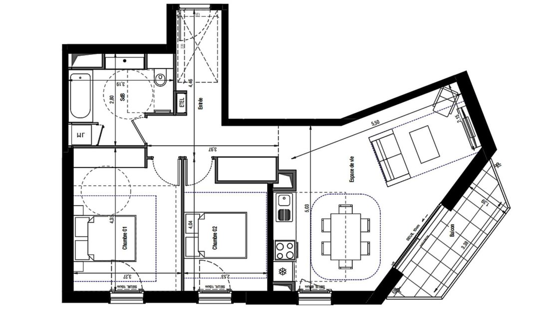 Apartment in Les Groux, Malakoff, France 4 - 16416820