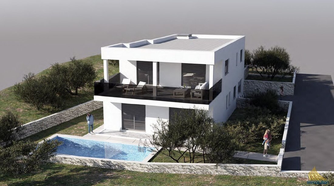 Villa à Okrug Gornji, Split-Dalmatie, Croatie 4 - 16436291