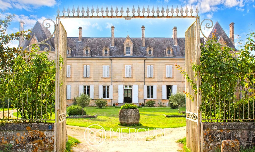 Historic 19th Century Château – Family Vineyard Estate In Charente Maritime