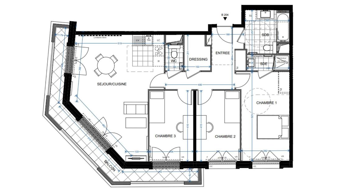 Apartment in Villiers-Danton, Levallois-Perret, France 4 - 16456908