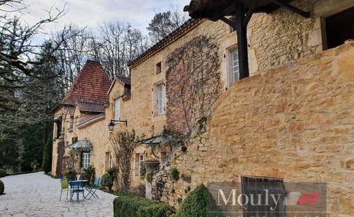 Castle in Prayssac, Occitania, France 1