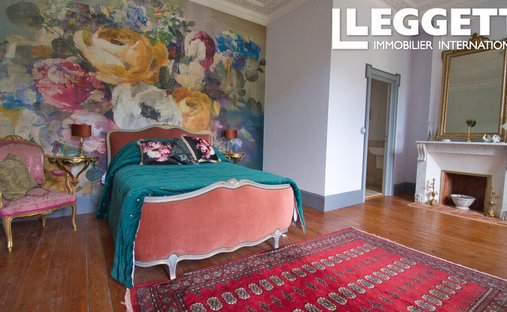 Near Villeneuve Sur Lot Magnificent Riverside Chateau With 6 Bedrooms And 8 Hectares Of Land