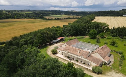 Elegant 18th Century Manor With Towers In The Heart Of Gascony