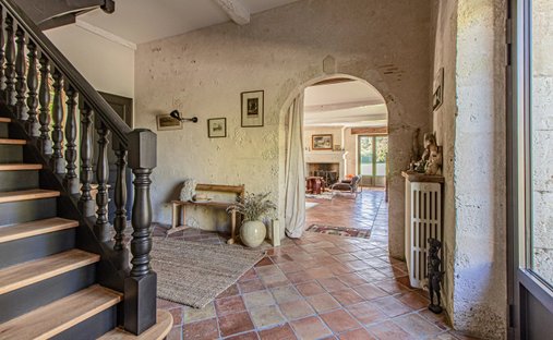 5 Min From Sainte Foy La Grande: Historic Castle Of 600m², Its Vineyard Of 85ha, Gîtes, Stable And 3