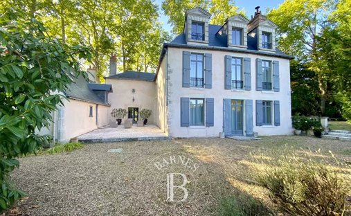 Spacious Property With Separate Guest Lodgings In Wooded Park Of 19 Acres, 15 Km From Blois.