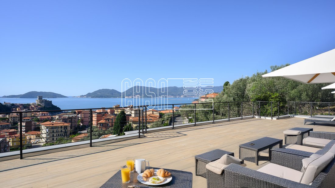 Penthouse à Pugliola-Solaro, Lerici, Ligurie 1 - 13365020