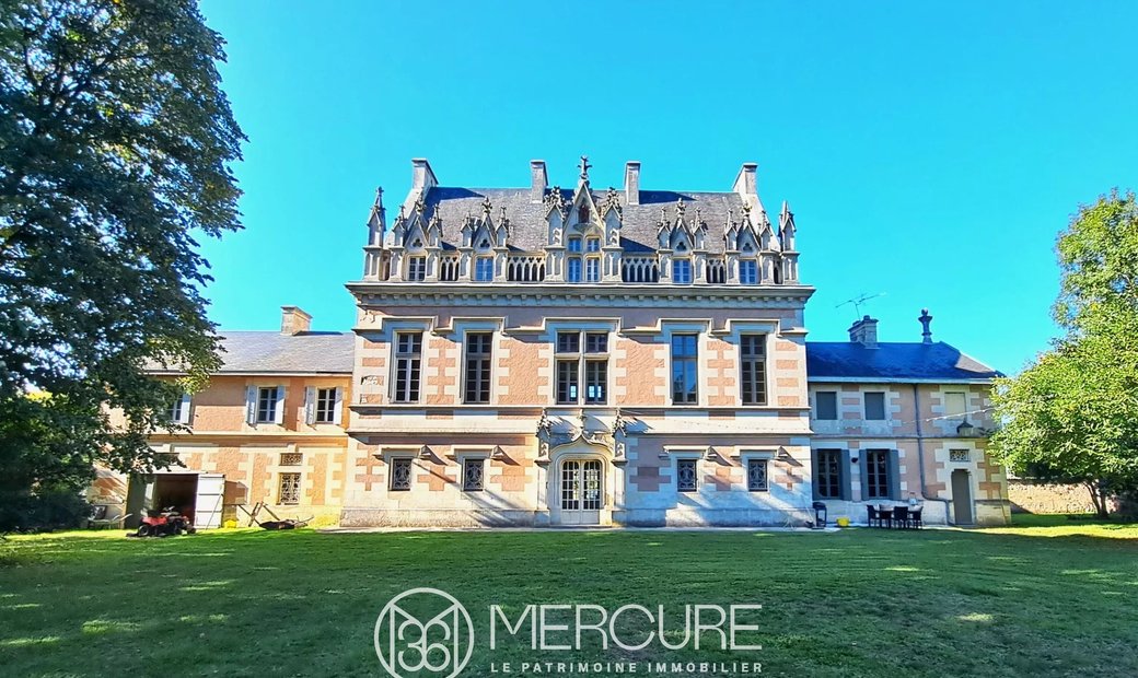 19th Century Chateau Neo Gothic Elegance In The Heart Of The Saintonge Countryside