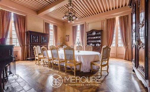 Estate With 18th Century Château, Outbuildings, Swimming Pool, Tennis Court, 10min From Riom Center