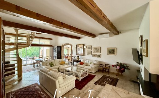 14th C. Chateau With A House