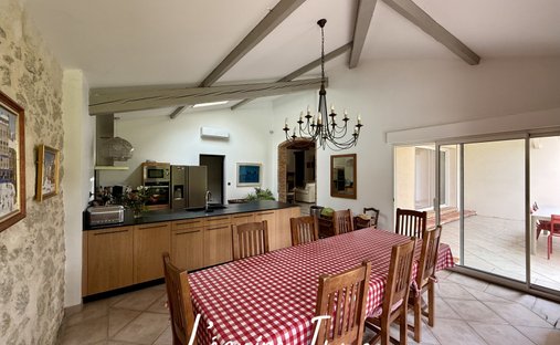 14th C. Chateau With A House