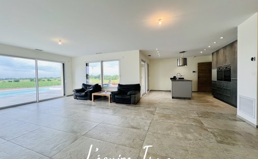 14th C. Chateau With A House