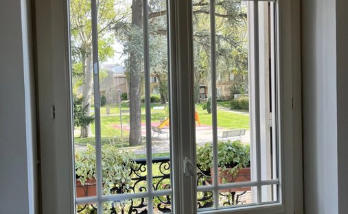 14th C. Chateau With A House