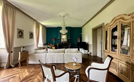 14th C. Chateau With A House