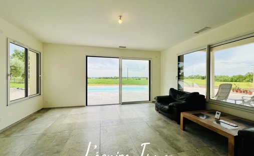 14th C. Chateau With A House