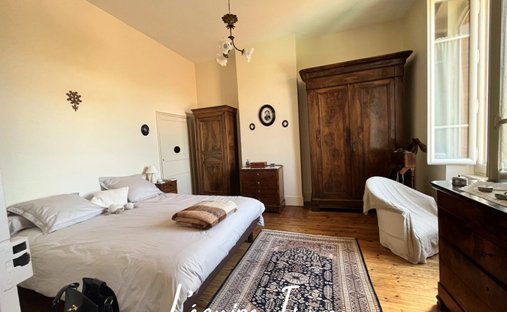 14th C. Chateau With A House