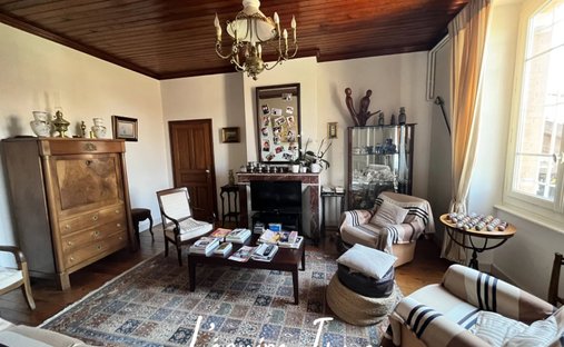 14th C. Chateau With A House