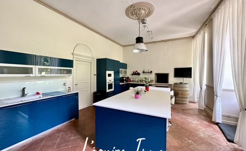 14th C. Chateau With A House