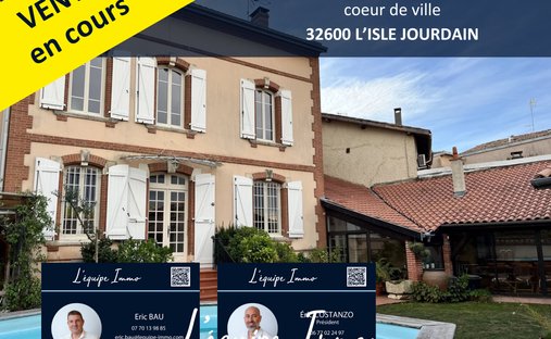 14th C. Chateau With A House