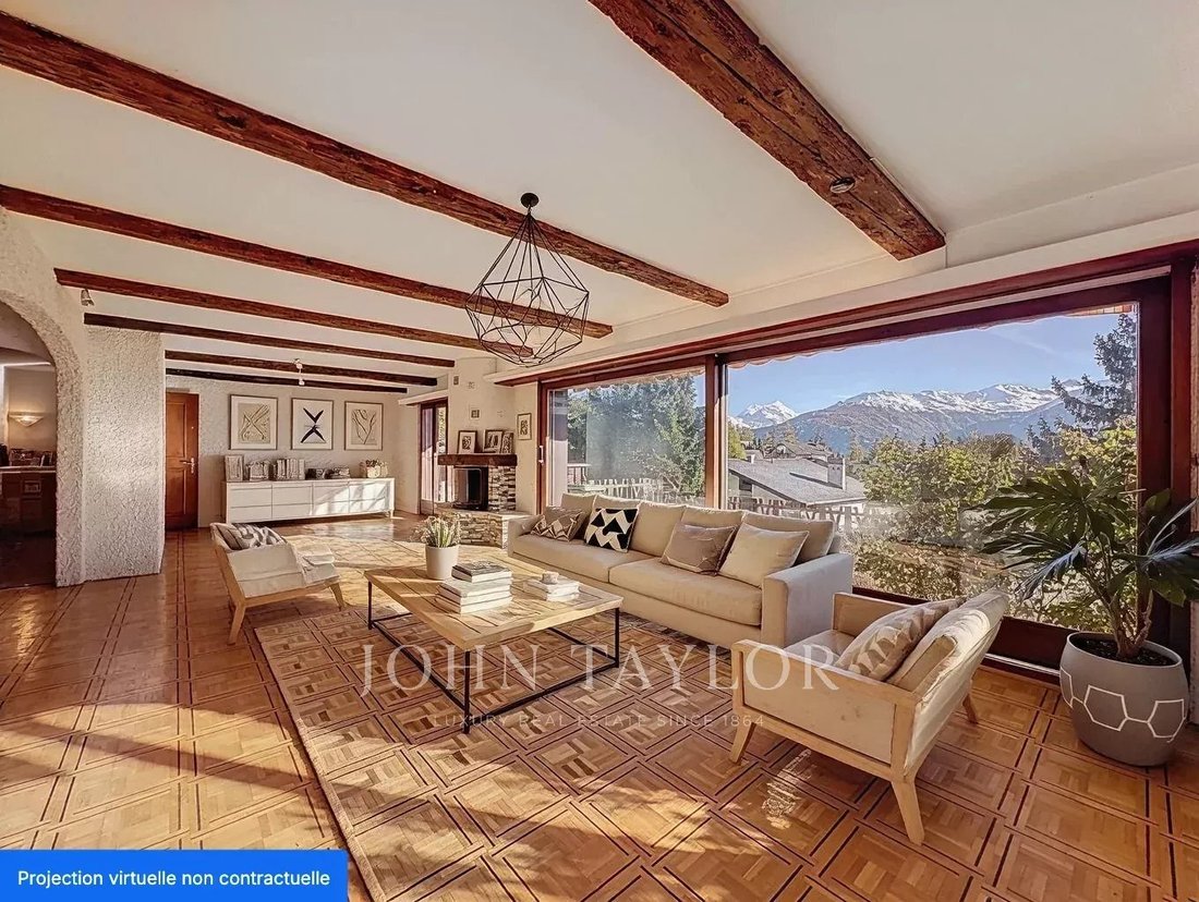 Chalet With View And Great Potential Crans Montana