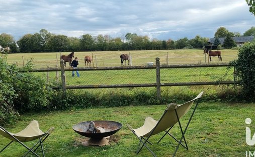 2h From Paris, In The Heart Of The Pays D’auge Area. A Listed 16th /18th Century Chateau Set In Abou
