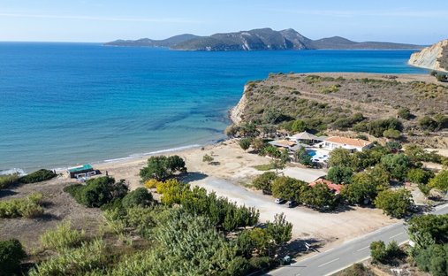 Land in Methoni, Peloponnese, Western Greece and the Ionian, Griechenland 1