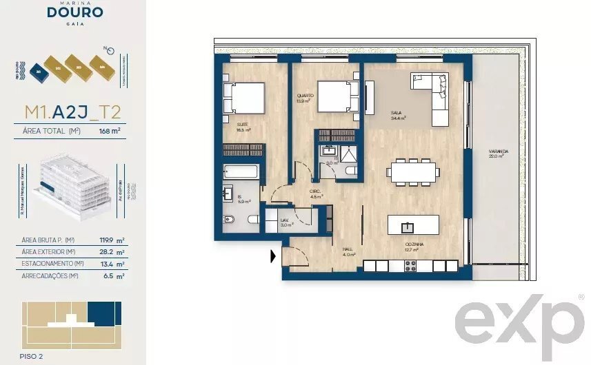 Apartment in Canidelo, Porto District, Portugal 2 - 15830875