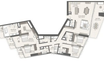 Apartment in Dubai Marina / Marsa Dubai, Dubai, United Arab Emirates 1