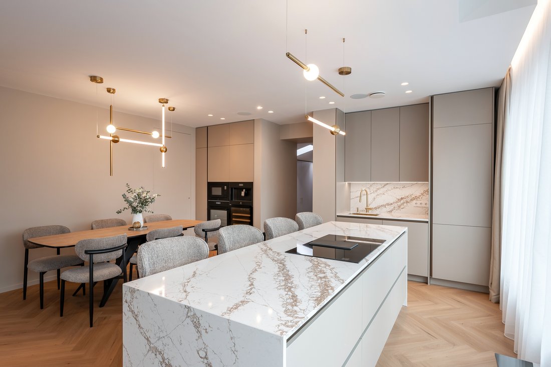 Photo inspiration: Fresh Look at Elegant Three Bedroom Penthouse With Designer Interior In Riga Riga
