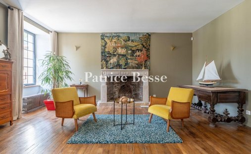 19 Th C. Chateau With Outbuildings And Pool