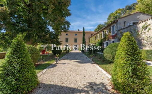 19 Th C. Chateau With Outbuildings And Pool
