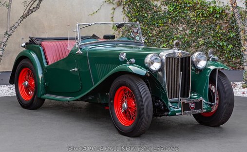 MG TC in Los angeles, ca 1