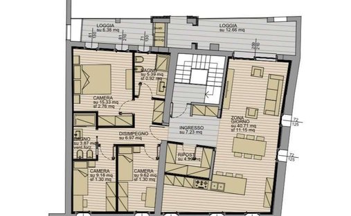 Wohnung in Oderzo, Venetien, Italien 1