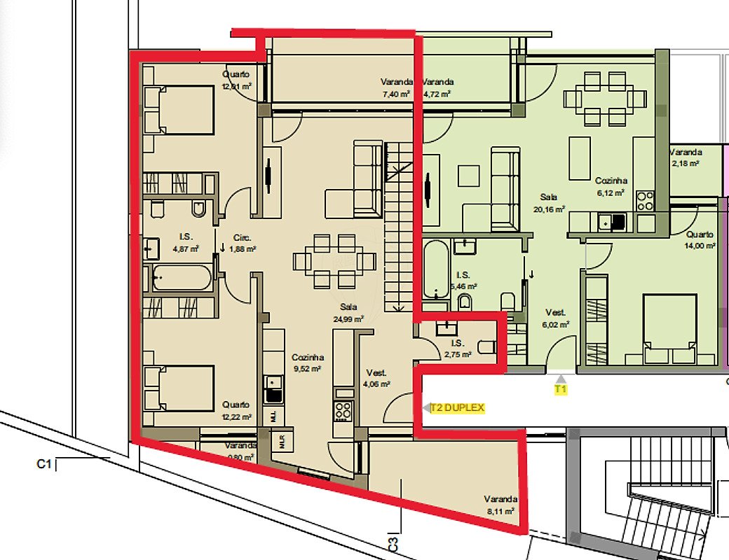 Apartment in Repeses e Sao Salvador, Viseu District, Portugal 1 - 15340883