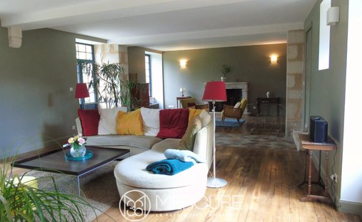 19 Th C. Chateau With Outbuildings And Pool