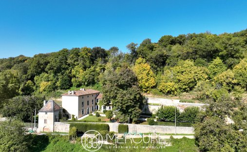 19 Th C. Chateau With Outbuildings And Pool