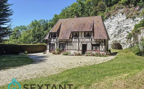 Castle for Sale in Veules-les-Roses, Normandy, France